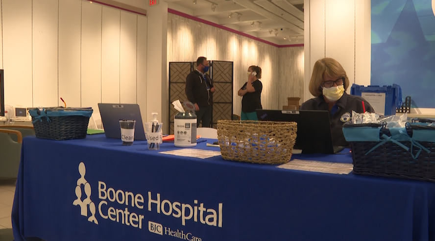 Boone Health vaccination clinic